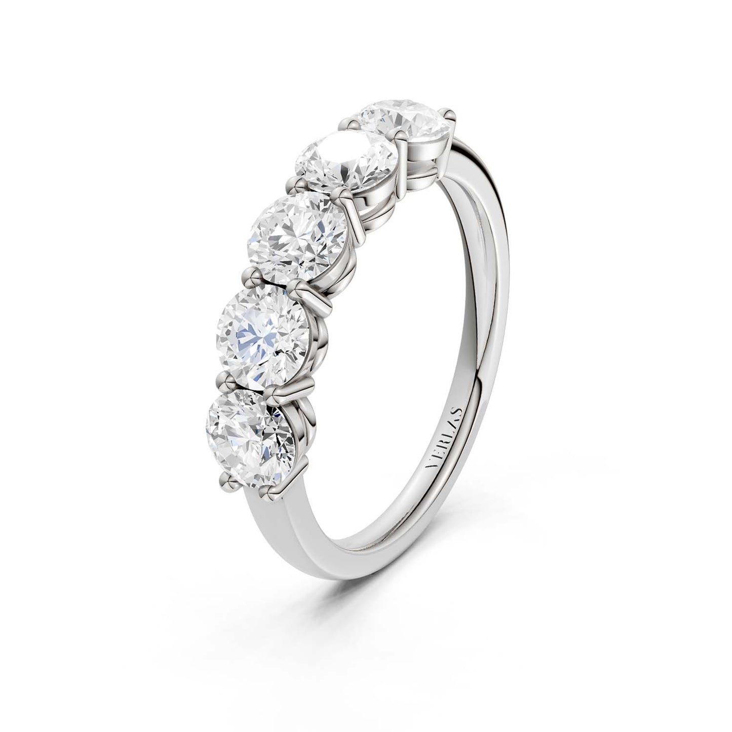 5-Stone Round Ring Medium