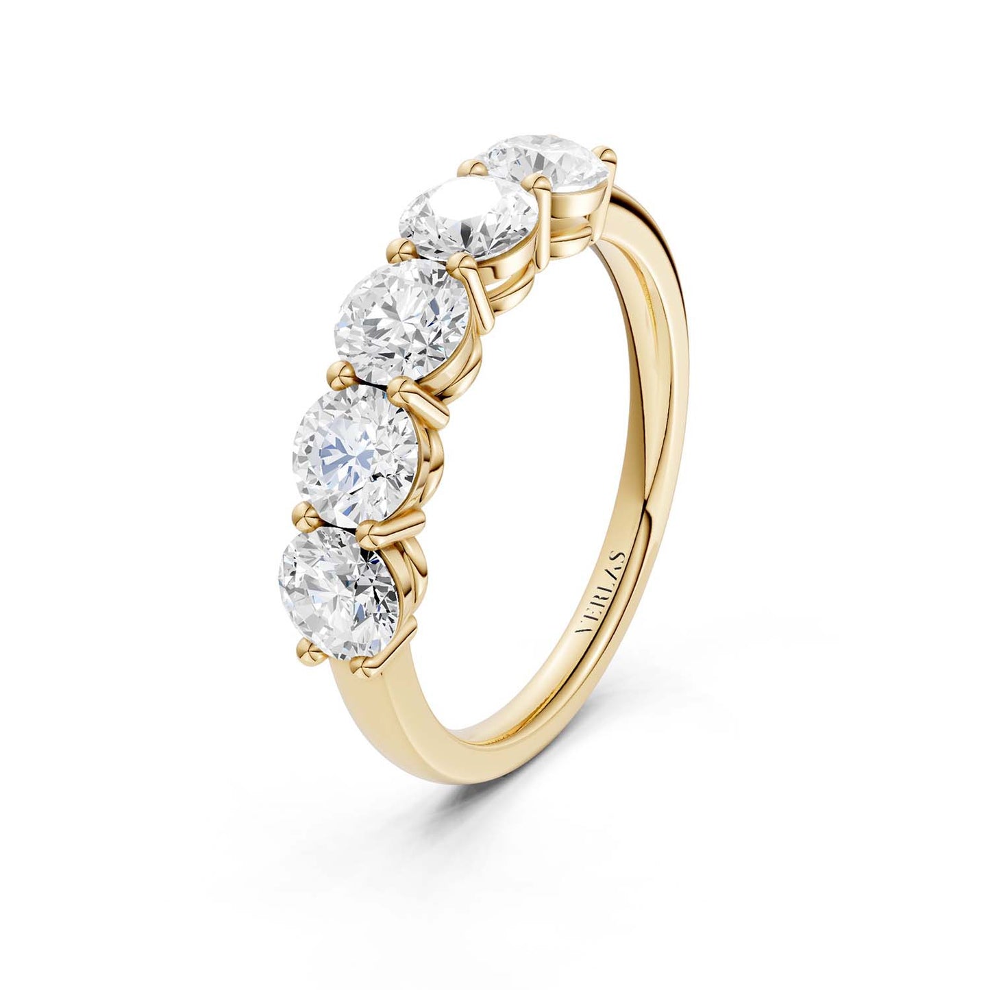 5-Stone Round Ring Medium