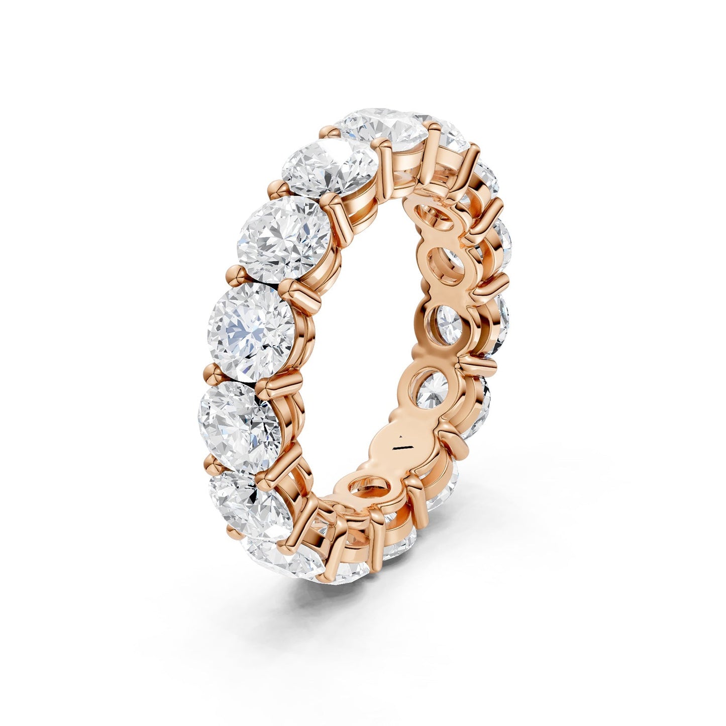 Round-Cut Eternity Band