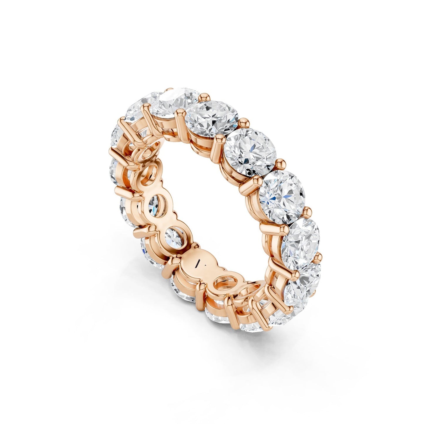 Round-Cut Eternity Band