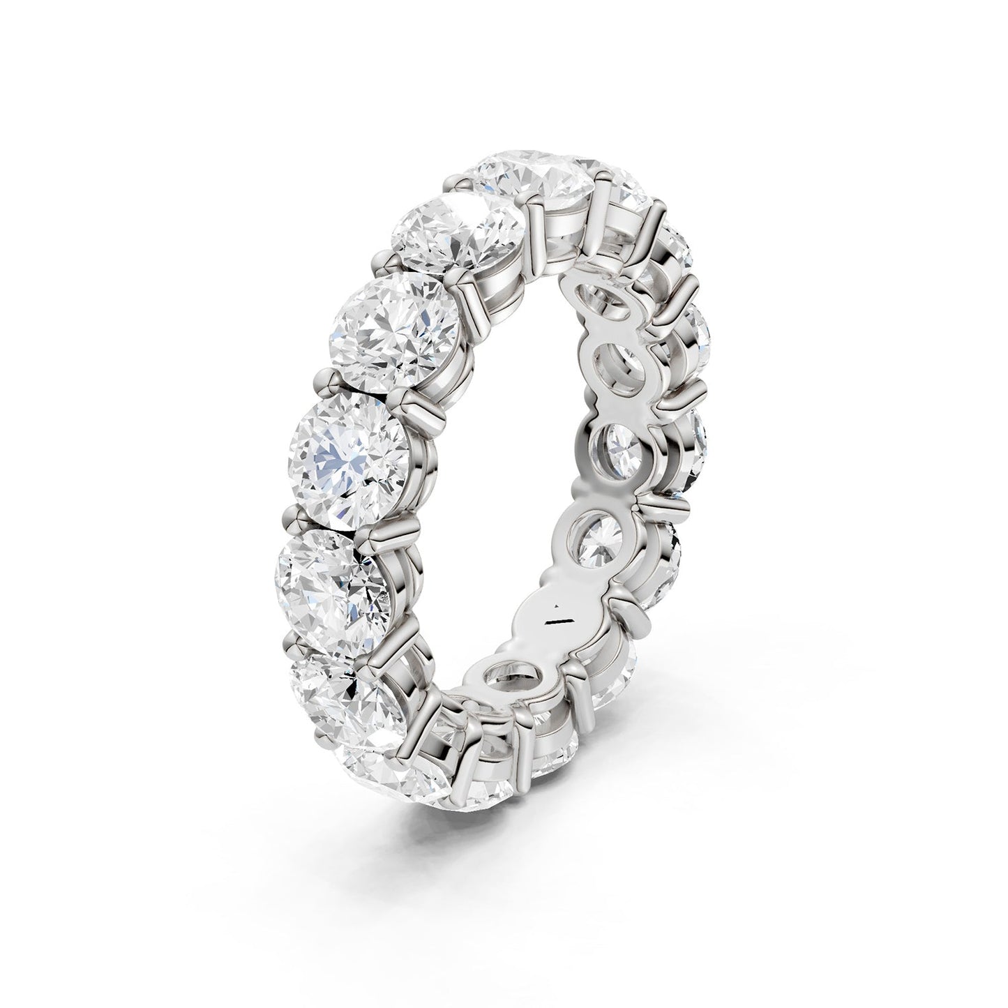 Round-Cut Eternity Band