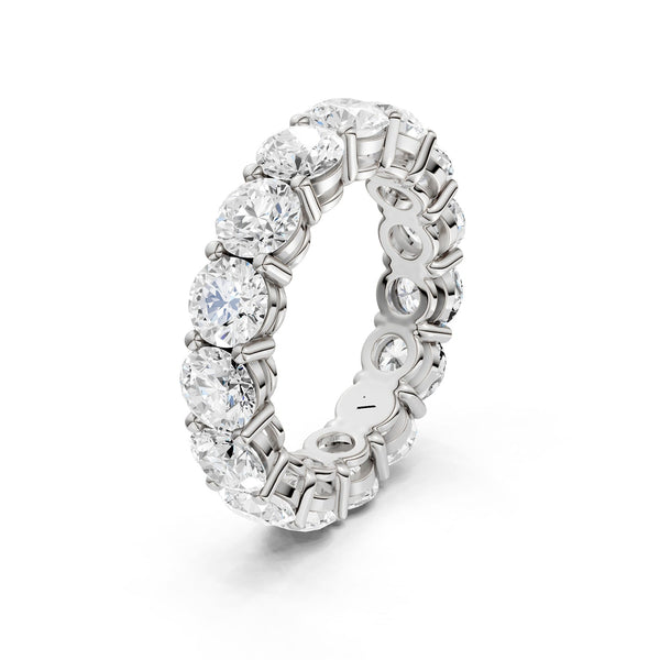 Round-Cut Eternity Band