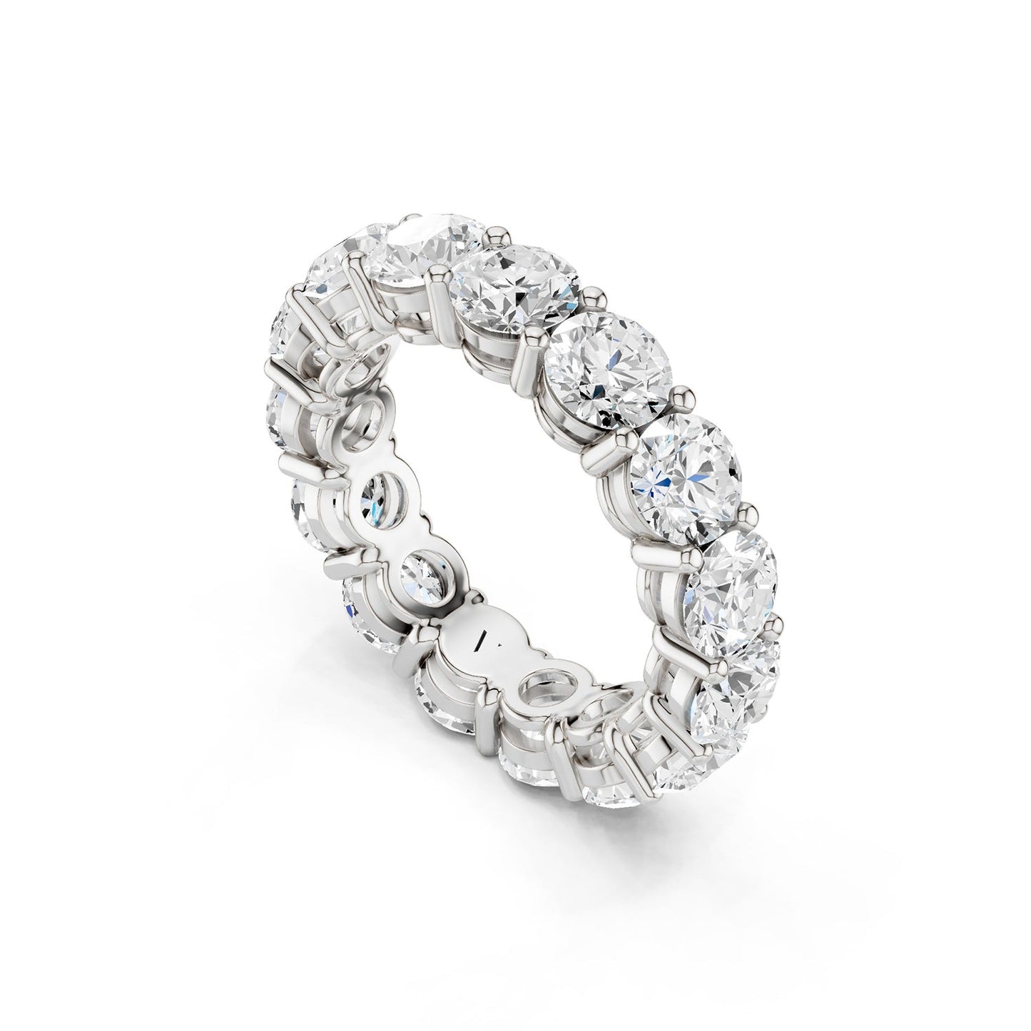 Round-Cut Eternity Band