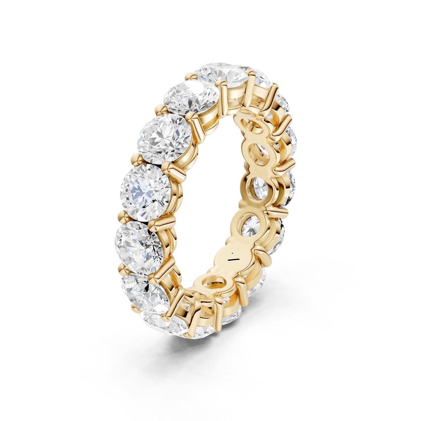 Round-Cut Eternity Band