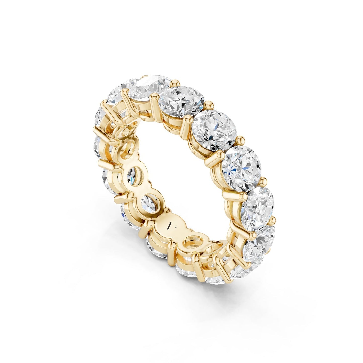 Round-Cut Eternity Band