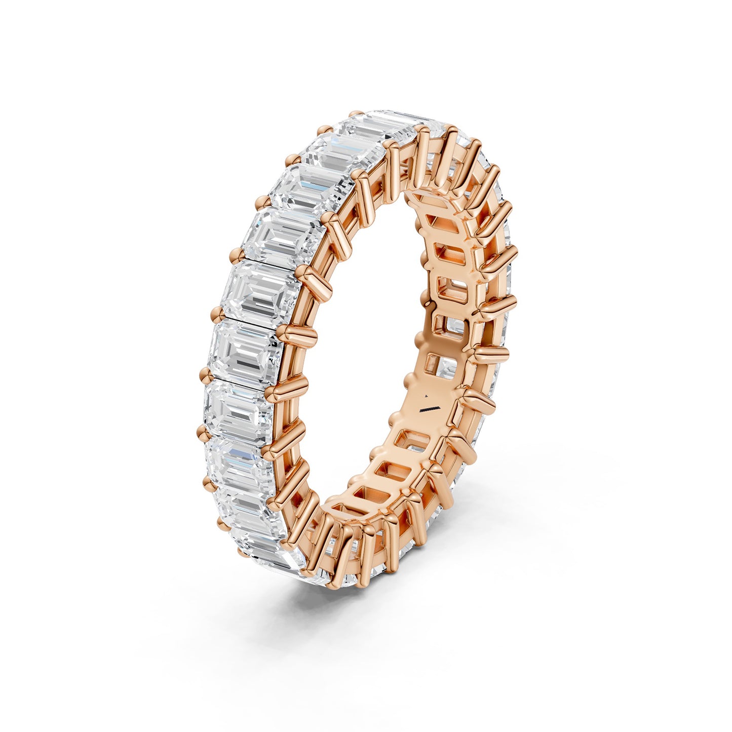 Classic Emerald Eternity Band