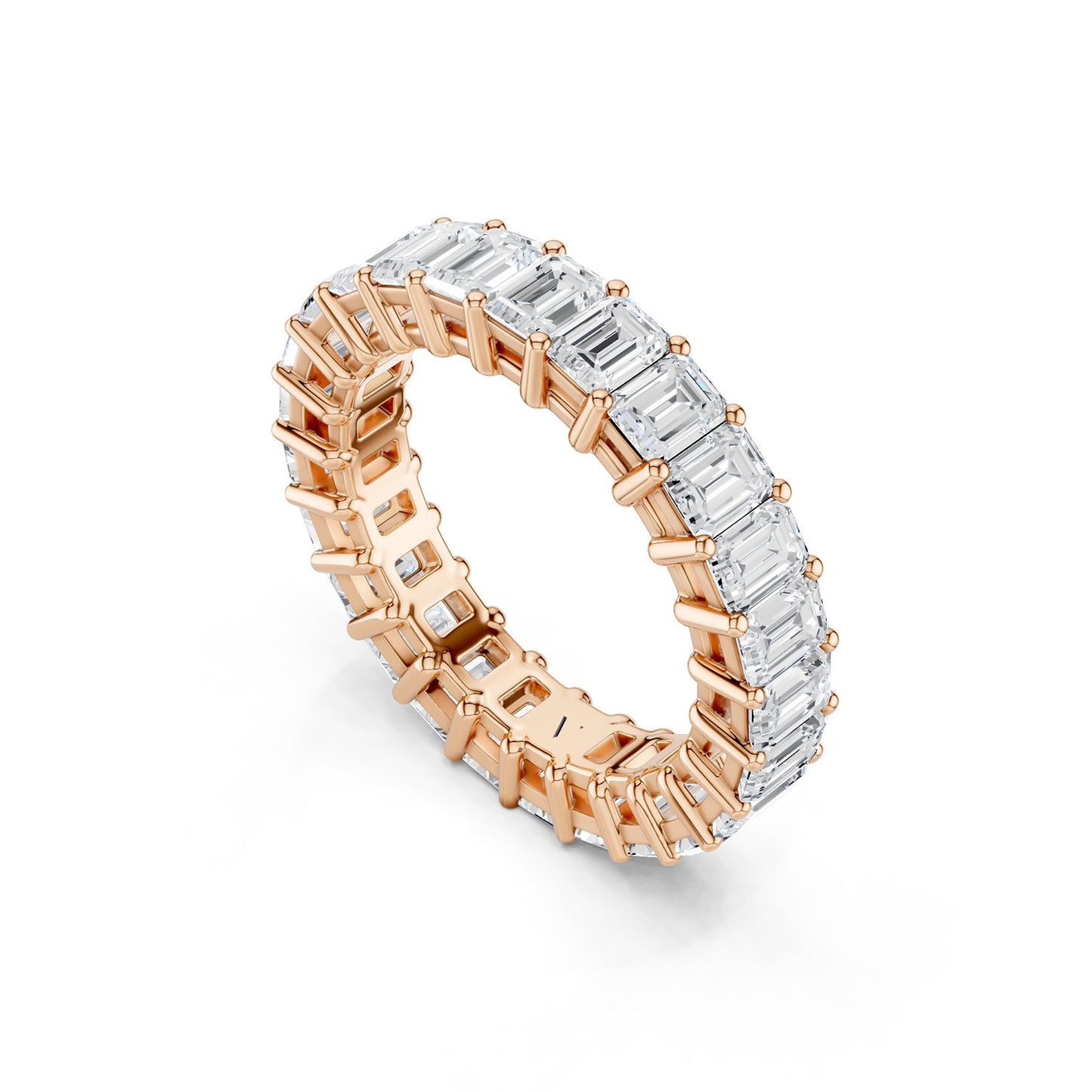 Classic Emerald Eternity Band