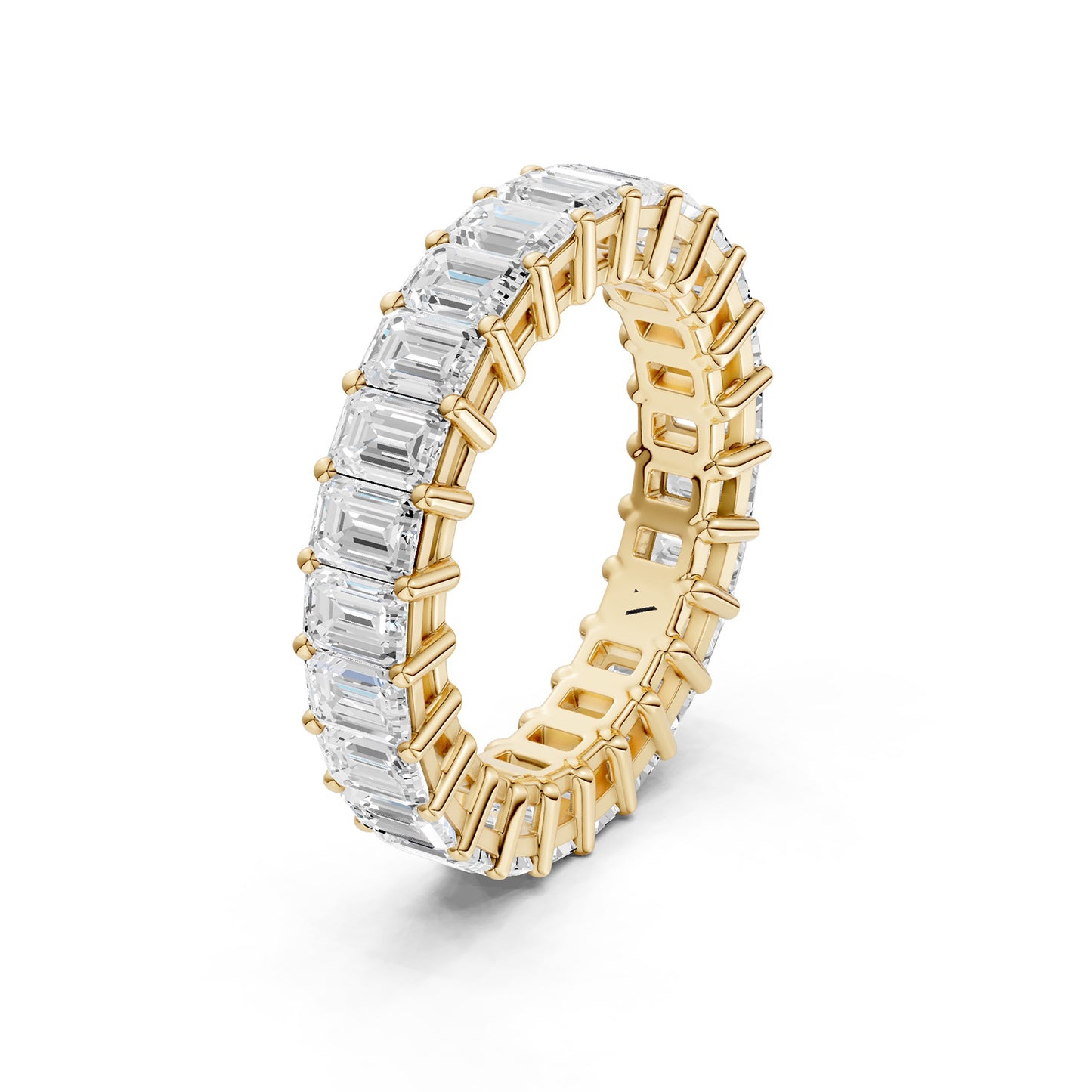 Classic Emerald Eternity Band