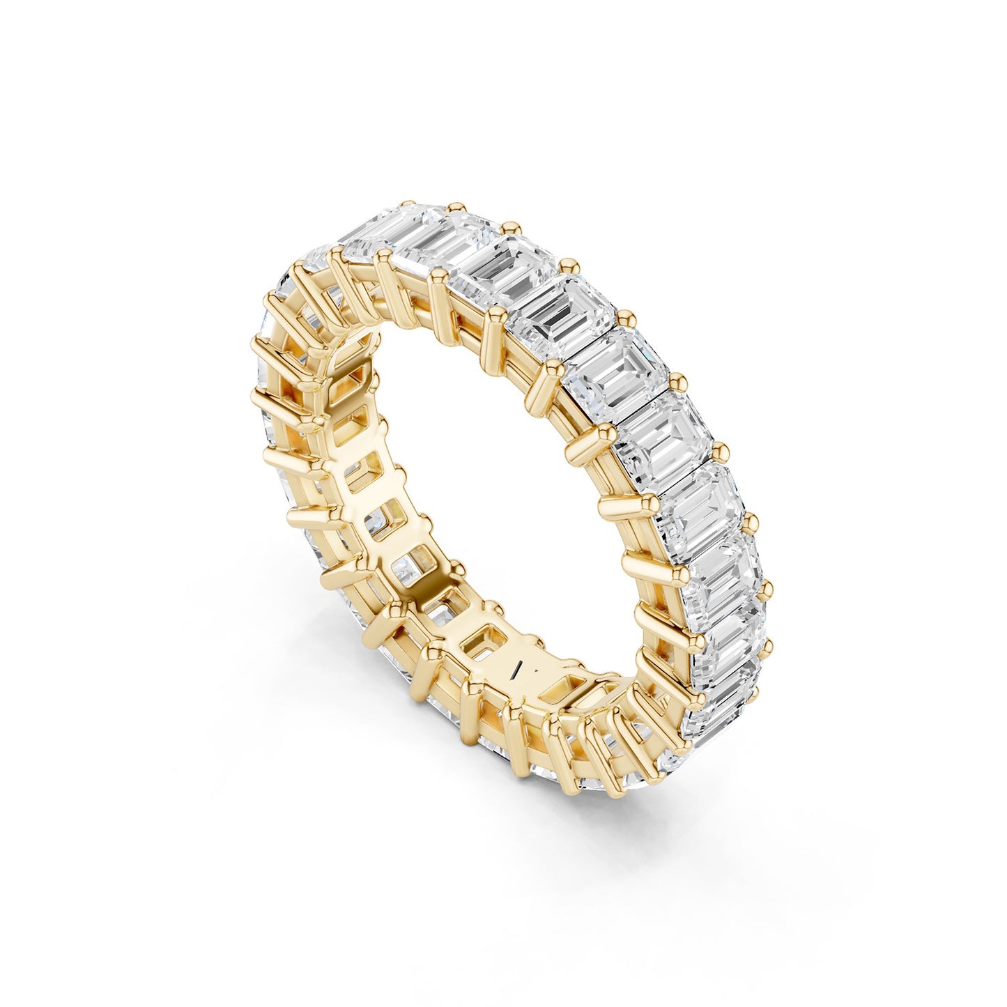 Classic Emerald Eternity Band