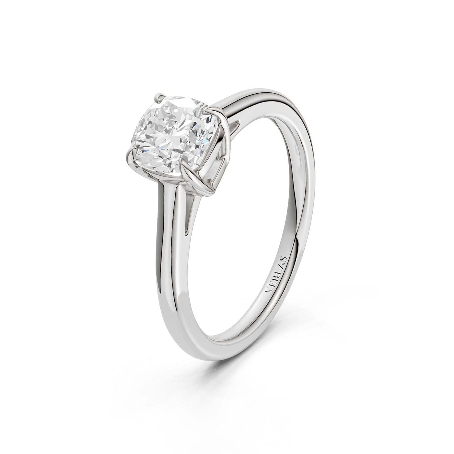 Iconic Cushion Solitaire Ring