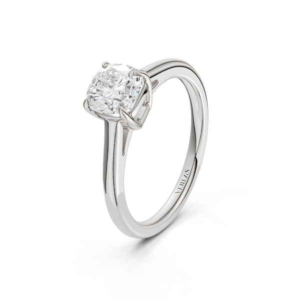 Iconic Cushion Solitaire Ring