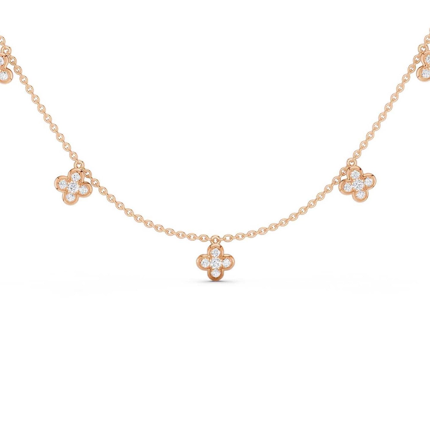 La Fleur Choker Stationed Necklace