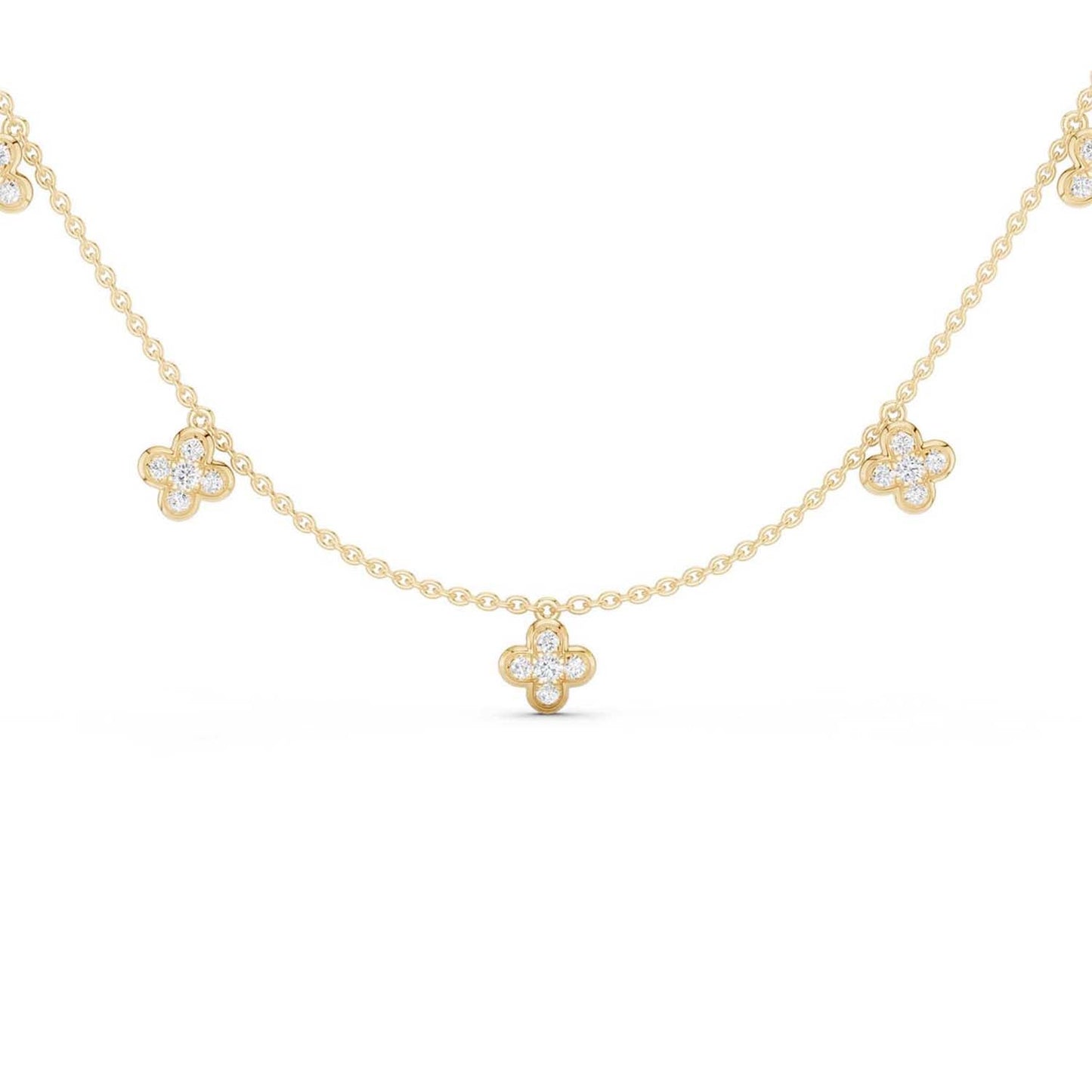 La Fleur Choker Stationed Necklace