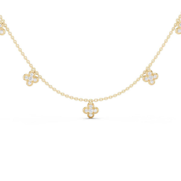 La Fleur Choker Stationed Necklace