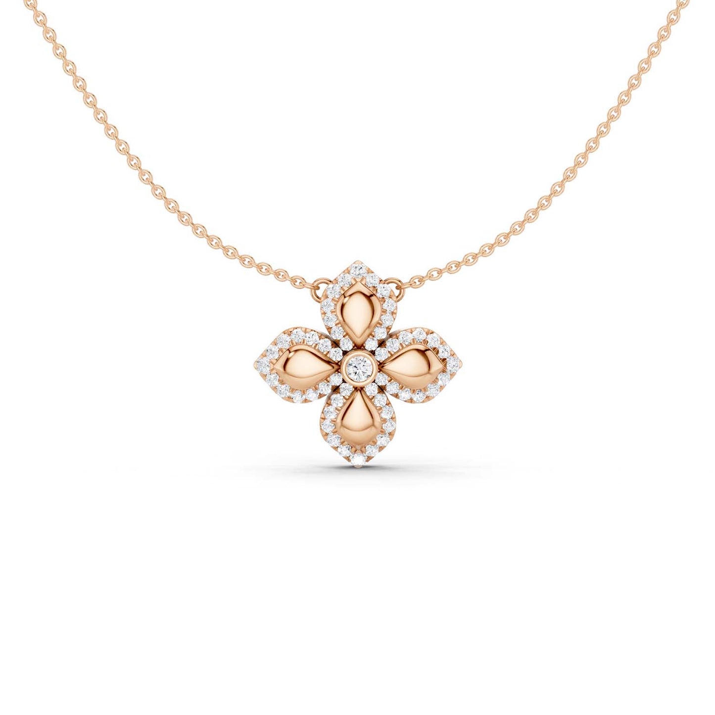 La Fleur Luxe Contour Pendant Necklace