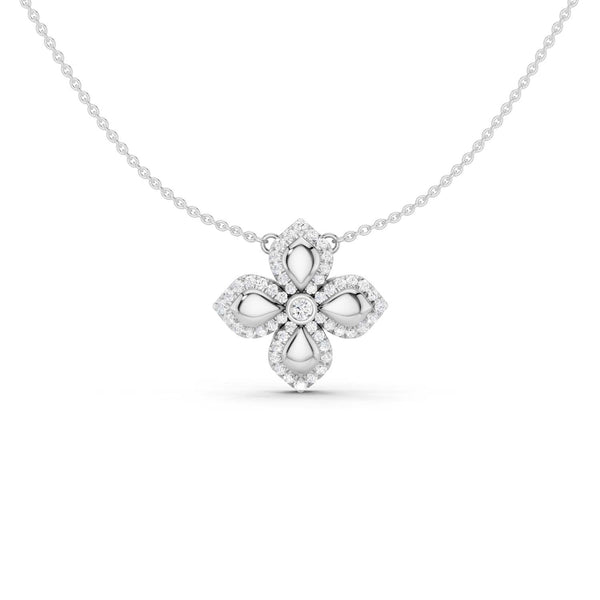 La Fleur Luxe Contour Pendant Necklace