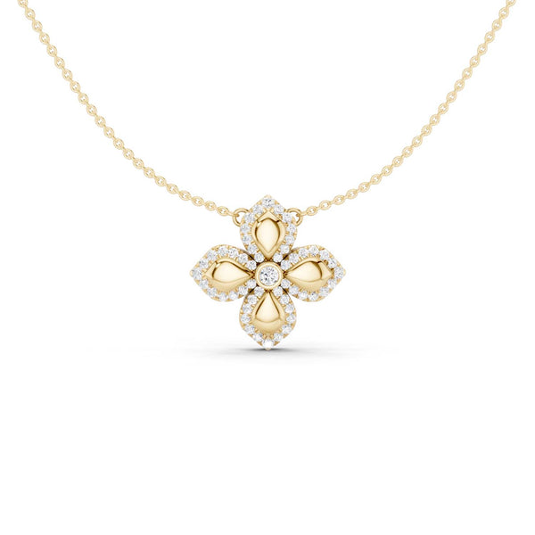 La Fleur Luxe Contour Pendant Necklace