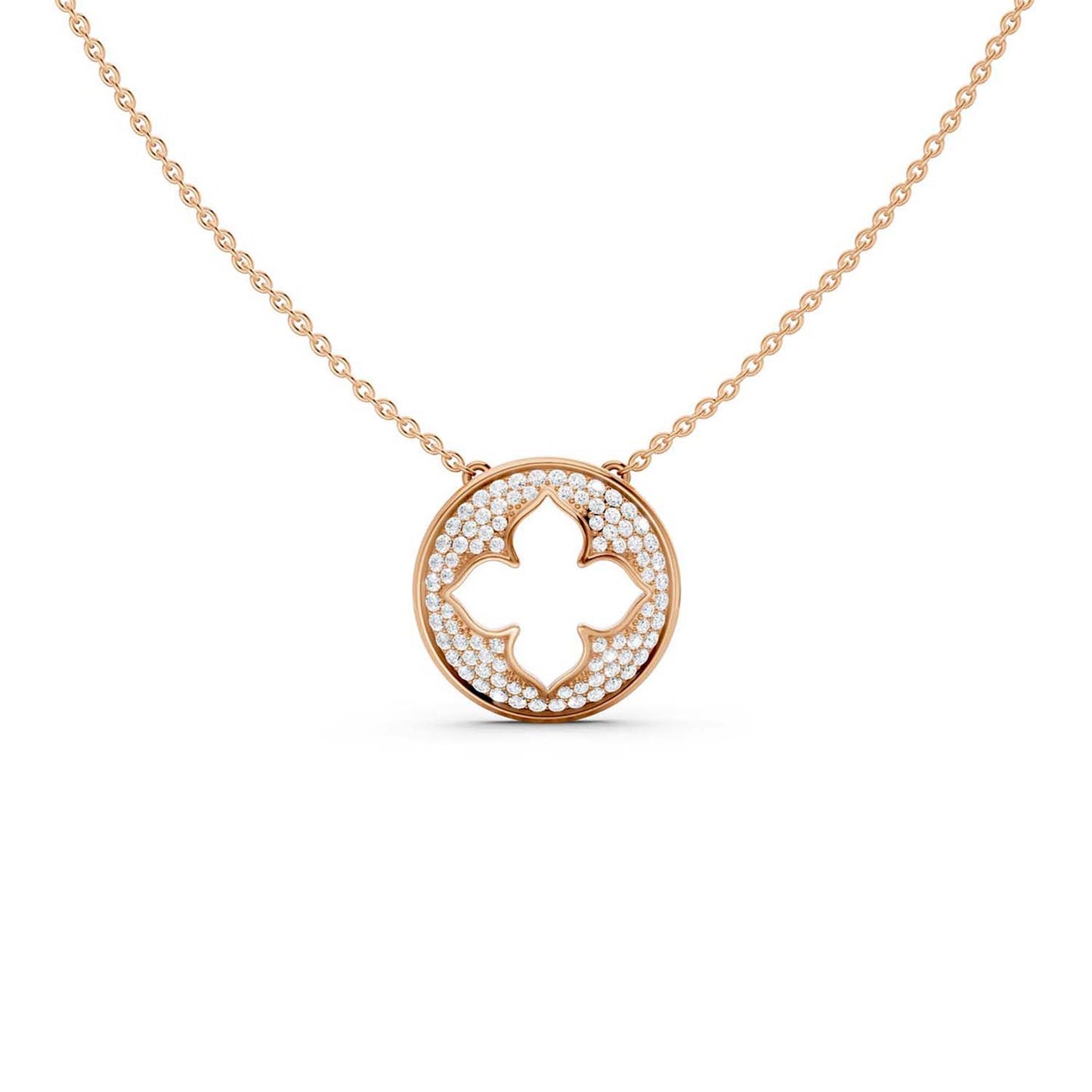 La Fleur Luxe Groove Pendant Necklace