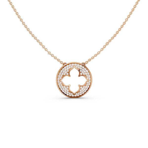 La Fleur Luxe Groove Pendant Necklace