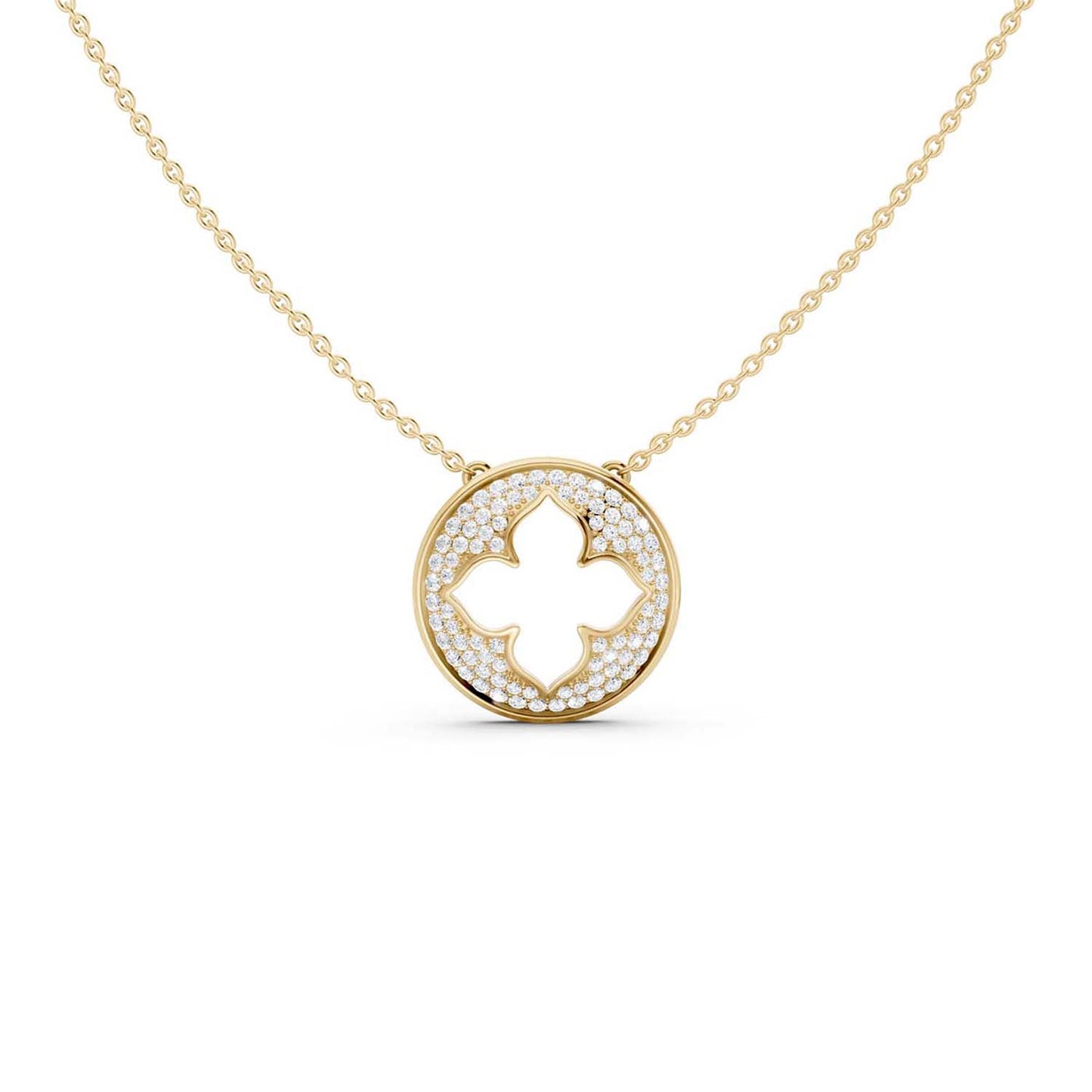 La Fleur Luxe Groove Pendant Necklace