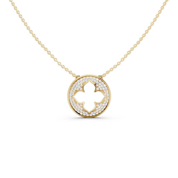 La Fleur Luxe Groove Pendant Necklace
