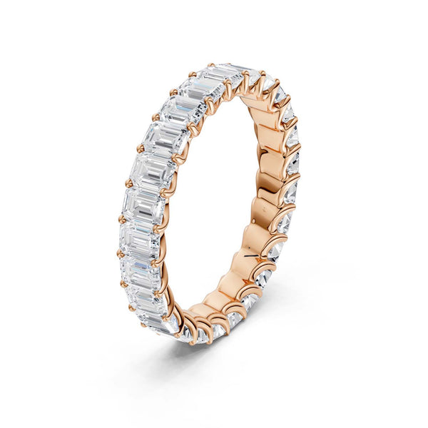 Classic Emerald Eternity Band