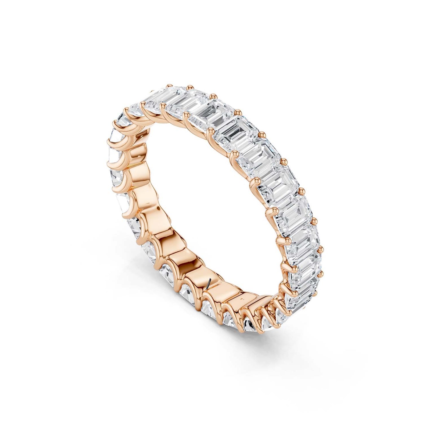 Classic Emerald Eternity Band