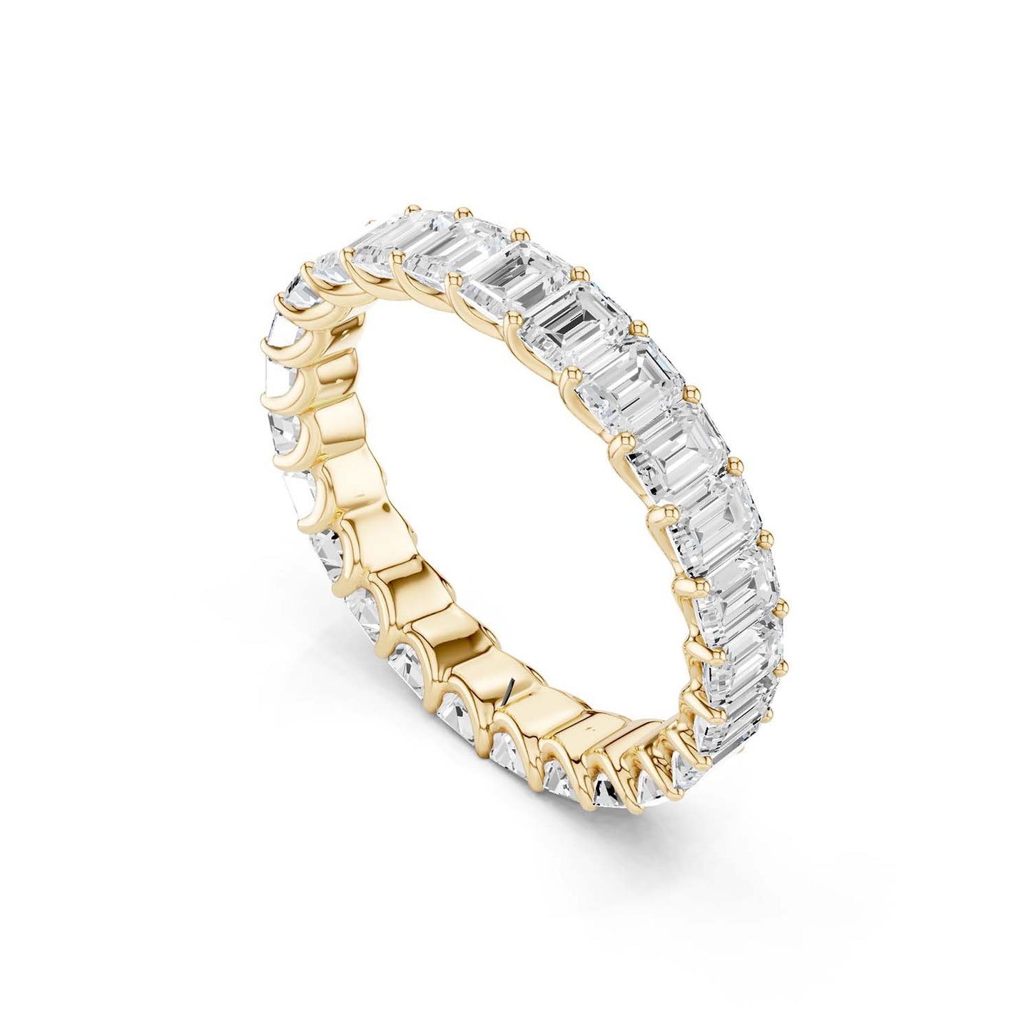 Classic Emerald Eternity Band