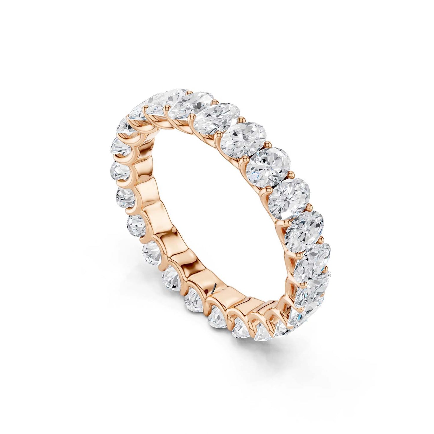 Classic Oval Eternity Band