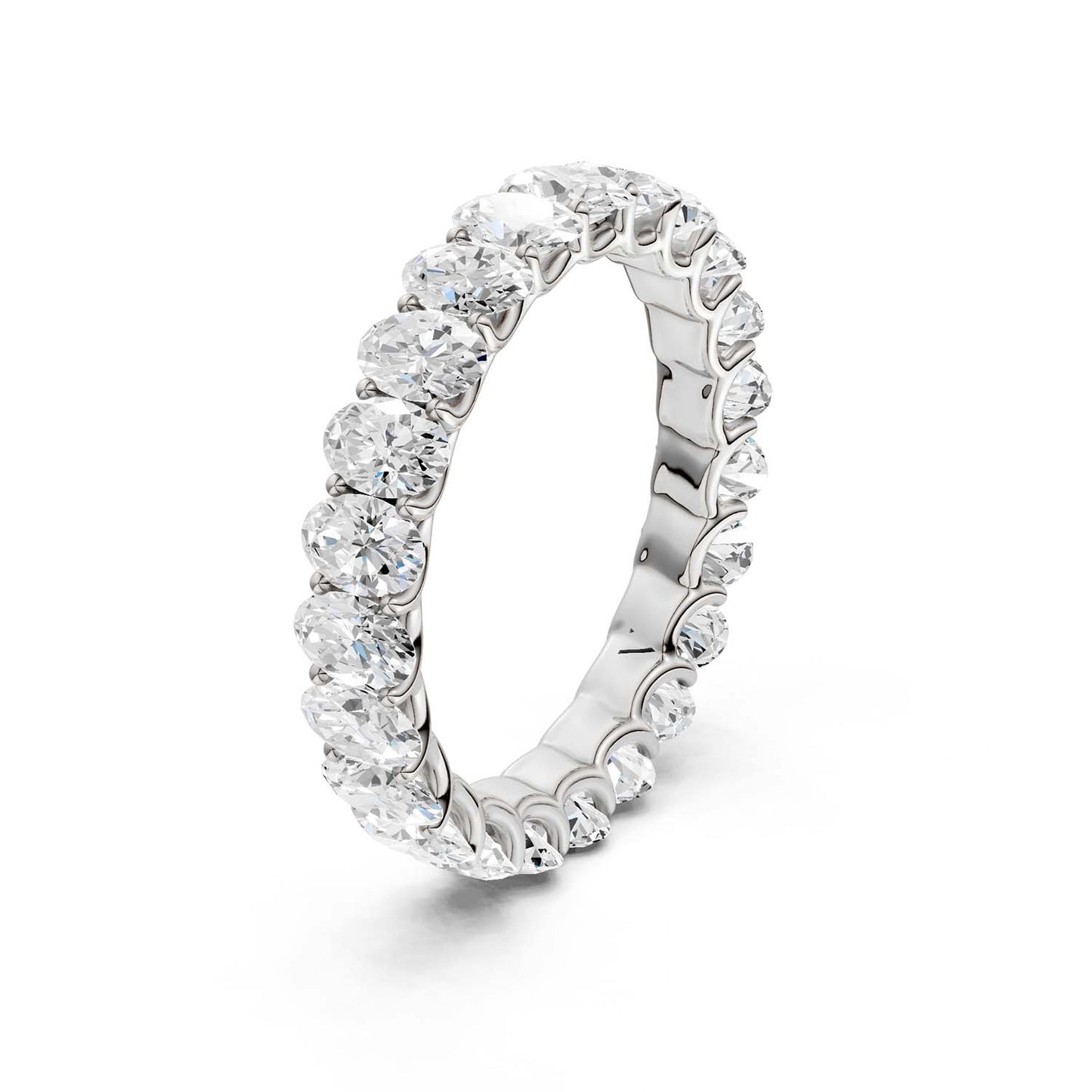 Classic Oval Eternity Band