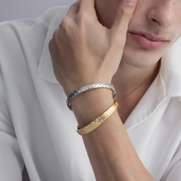 Wide Starlit Sky Bangle