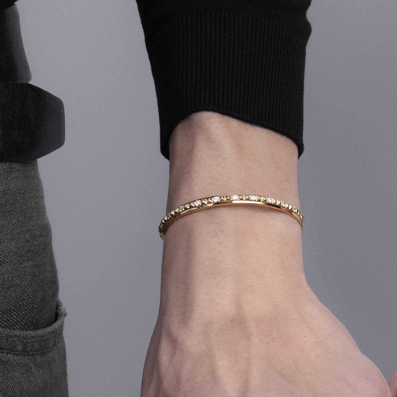 Zenyth Pyramid Luxe Cuff Bracelet