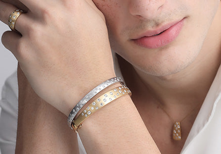 Wide Starlit Sky Bangle