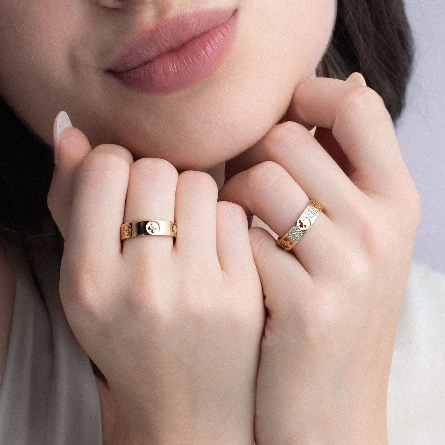 La Fleur 6 Round-Cut 5.10mm Round Band