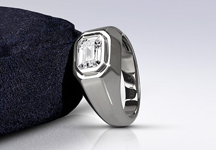 Emerald-Cut Signet Ring